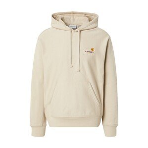 Carhartt WIP Mikina 'American Script'  svetlobéžová