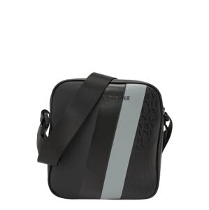 ARMANI EXCHANGE Taška cez rameno 'DYLAN'  mätová / čierna / strieborná