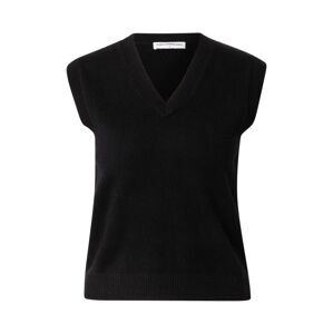 Pure Cashmere NYC Pletená vesta  čierna