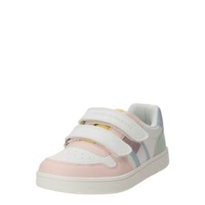 TOMMY HILFIGER Tenisky  svetlomodrá / pastelovo zelená / ružová / biela
