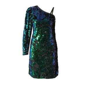 co'couture Šaty 'Sera'  námornícka modrá / zelená / fialová / čierna