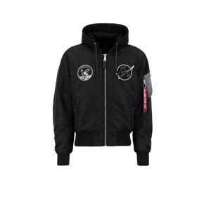ALPHA INDUSTRIES Prechodná bunda 'MA-1 VF'  sivá / čierna / biela