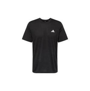 ADIDAS PERFORMANCE Funkčné tričko 'Train Essentials'  čierna / biela