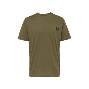 UNDER ARMOUR Funkčné tričko  olivová / čierna