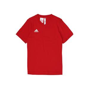 ADIDAS PERFORMANCE Funkčné tričko 'Entrada 22'  červená / biela