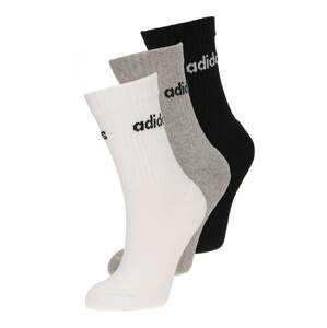 ADIDAS PERFORMANCE Športové ponožky  sivá melírovaná / čierna / biela