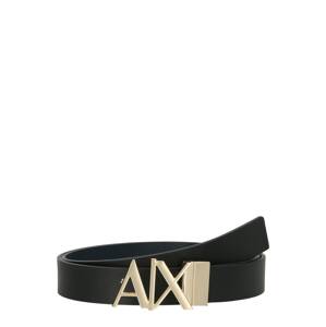 ARMANI EXCHANGE Opasky  zlatá / čierna