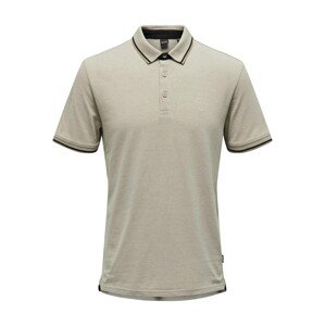 Only & Sons Tričko 'Fletcher'  tmavobéžová / čierna