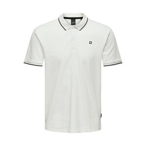 Only & Sons Tričko 'Fletcher'  čierna / biela