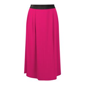 faina Sukňa  fuksia / čierna