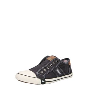 MUSTANG Slip-on obuv  hnedá / čierna / biela