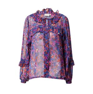 Atelier Rêve Blúzka 'LAURI'  modrá / fuksia / červená / biela