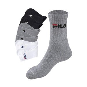 FILA Ponožky  sivá melírovaná / čierna / biela
