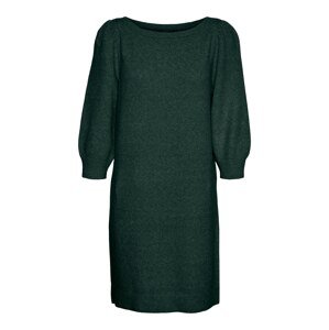VERO MODA Pletené šaty 'VMDoffy'  smaragdová