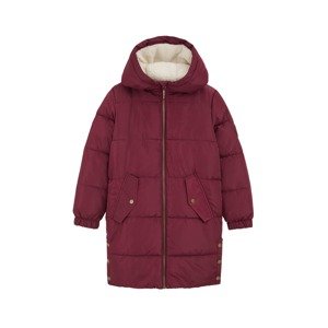 WE Fashion Zimná bunda  vínovo červená