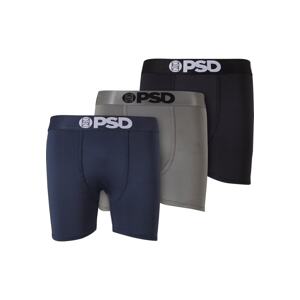 PSD Boxerky  námornícka modrá / sivá / čierna / biela