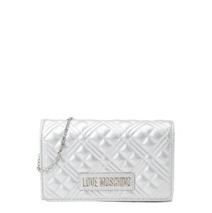 Love Moschino Taška cez rameno 'Smart Daily'  strieborná