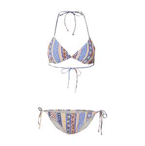 RIP CURL Bikiny 'SAN CARLOS'  modrá / hnedá / svetlooranžová / biela