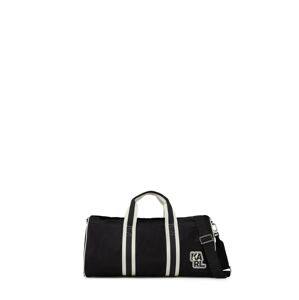 Karl Lagerfeld Víkendová taška 'Athleisure'  čierna / biela