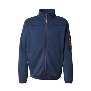 Jack's Flisová bunda  námornícka modrá / oranžovo červená / čierna