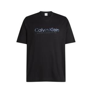 Calvin Klein Big & Tall Tričko  tmavomodrá / azúrová / čierna / biela