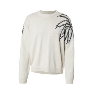 Zadig & Voltaire Sveter 'MARKO VI PALM TREE'  béžová / jedľová
