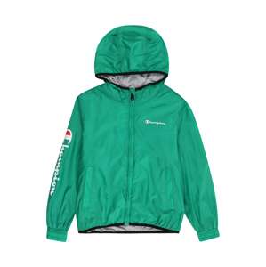 Champion Authentic Athletic Apparel Prechodná bunda  trstinová / červená / čierna / biela