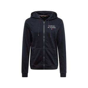 Tommy Hilfiger Underwear Tepláková bunda  námornícka modrá / červená / biela