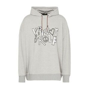 Viktor&Rolf Mikina  sivá melírovaná / čierna / biela