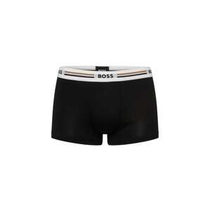 BOSS Boxerky  svetlohnedá / čierna / biela
