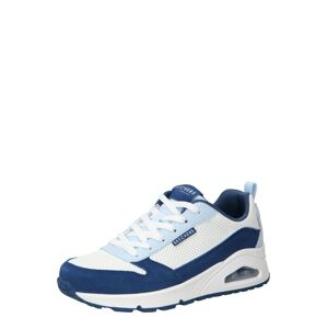 SKECHERS Nízke tenisky 'Uno 2 - Much Fun'  enciánová / svetlomodrá / biela