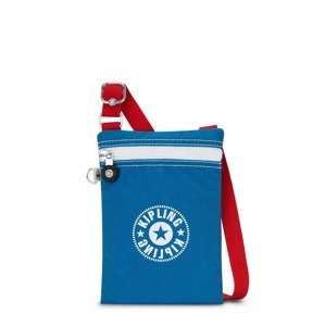 KIPLING Taška cez rameno 'Afia Lite'  modrá / purpurová / biela