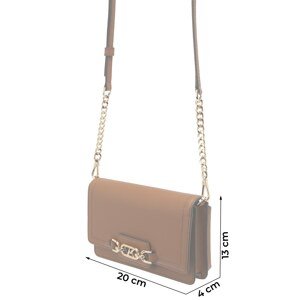 MICHAEL Michael Kors Taška cez rameno 'Heather'  hnedá