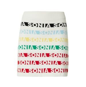 Sonia Rykiel Sukňa  zelená / červená / čierna / biela