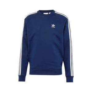 ADIDAS ORIGINALS Mikina 'Adicolor Classics 3-Stripes'  indigo / biela