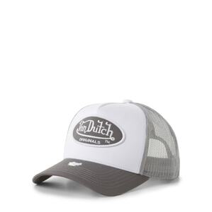 Von Dutch Originals Čiapka 'Boston'  sivá / biela