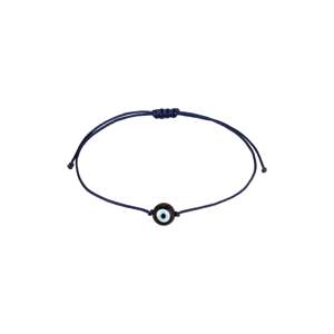 KUZZOI Náramok 'Evil Eye'  nebesky modrá / čierna / biela