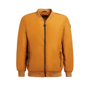 khujo Prechodná bunda 'Lasse'  oranžová / čierna / biela