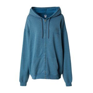 BDG Urban Outfitters Tepláková bunda  modrá / modrozelená / tmavomodrá