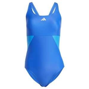 ADIDAS PERFORMANCE Športové jednodielne plavky  modrá / svetlomodrá / biela