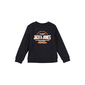 JACK & JONES MINI Mikina  námornícka modrá / oranžová / biela