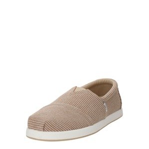 TOMS Slip-on obuv  béžová / hnedá