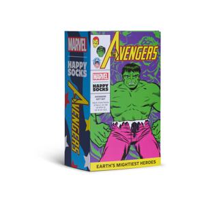 Happy Socks Ponožky 'Marvel Avengers'  modrá / žltá / zelená / fialová / ružová / čierna
