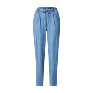 VERO MODA Plisované nohavice 'VMHARPER'  modrá denim