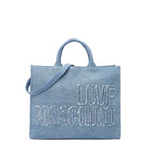 Love Moschino Shopper  modrá denim