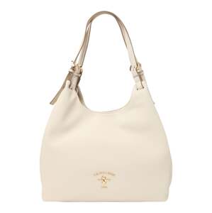 U.S. POLO ASSN. Kabelka na rameno 'Stanford'  šedobiela