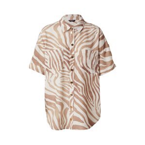 GUESS by Marciano Blúzka 'ROSIE'  tmavobéžová / prírodná biela