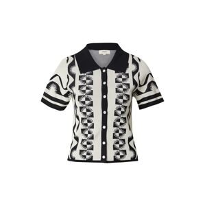 Suncoo Kardigán 'GILET GABERA'  čierna / biela