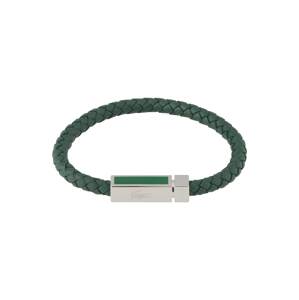 LACOSTE Náramok 'ROKEL'  smaragdová / strieborná