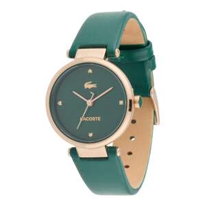 LACOSTE Analógové hodinky 'ORBA'  zlatá / smaragdová